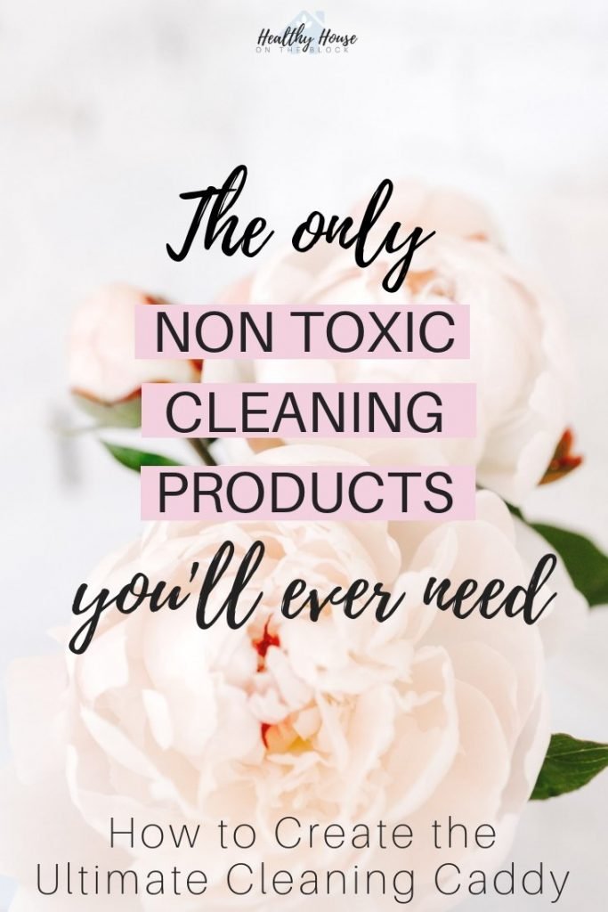 non toxic cleaning caddy